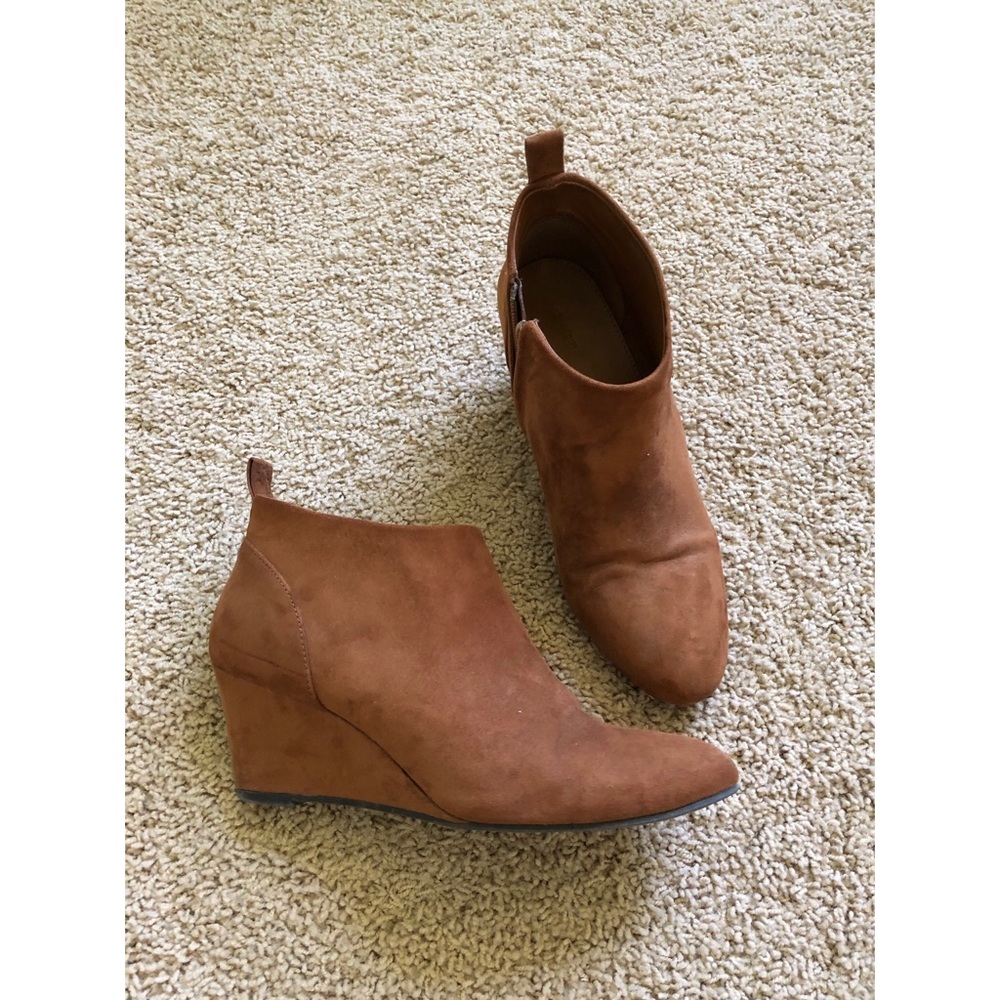 Forever 21 Rust Booties
